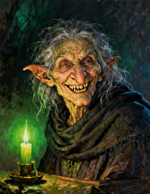 Baba Yaga portrait